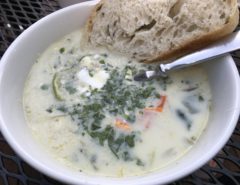 Grilled Corn and Green Chili Chowder