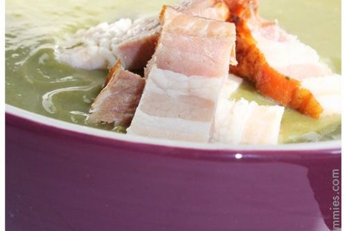 squash bacon spinach soup